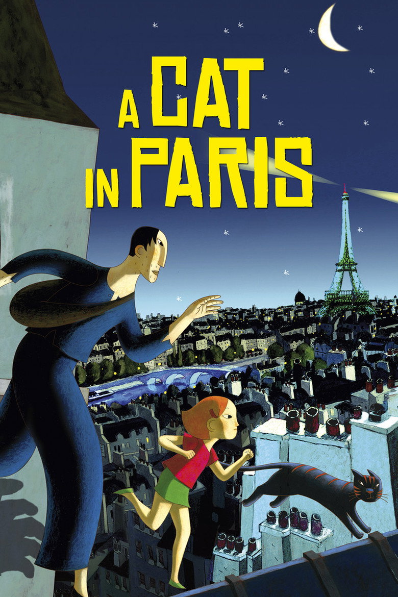 A Cat in Paris (2010) — affiche film et bande-annonce