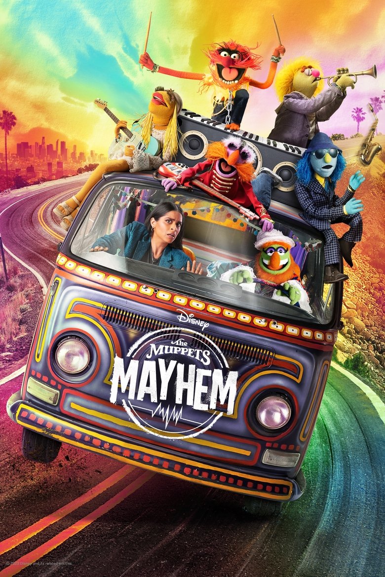 The Muppets Mayhem (2023) — affiche série et bande-annonce