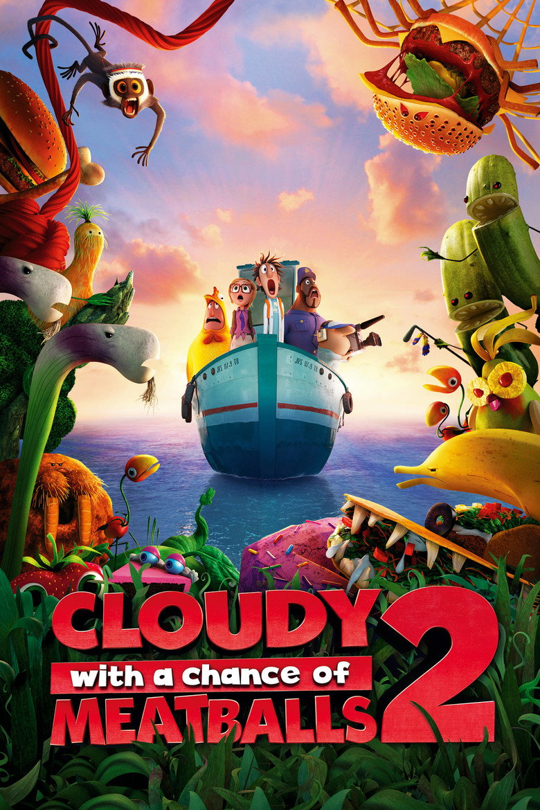 Cloudy with a Chance of Meatballs 2 (2013) — affiche film et bande-annonce