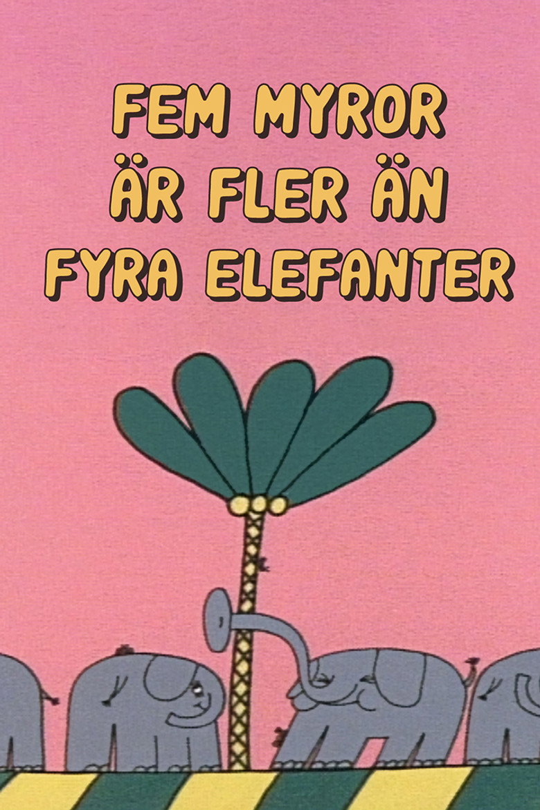 Fem myror är fler än fyra elefanter (1977) — affiche série