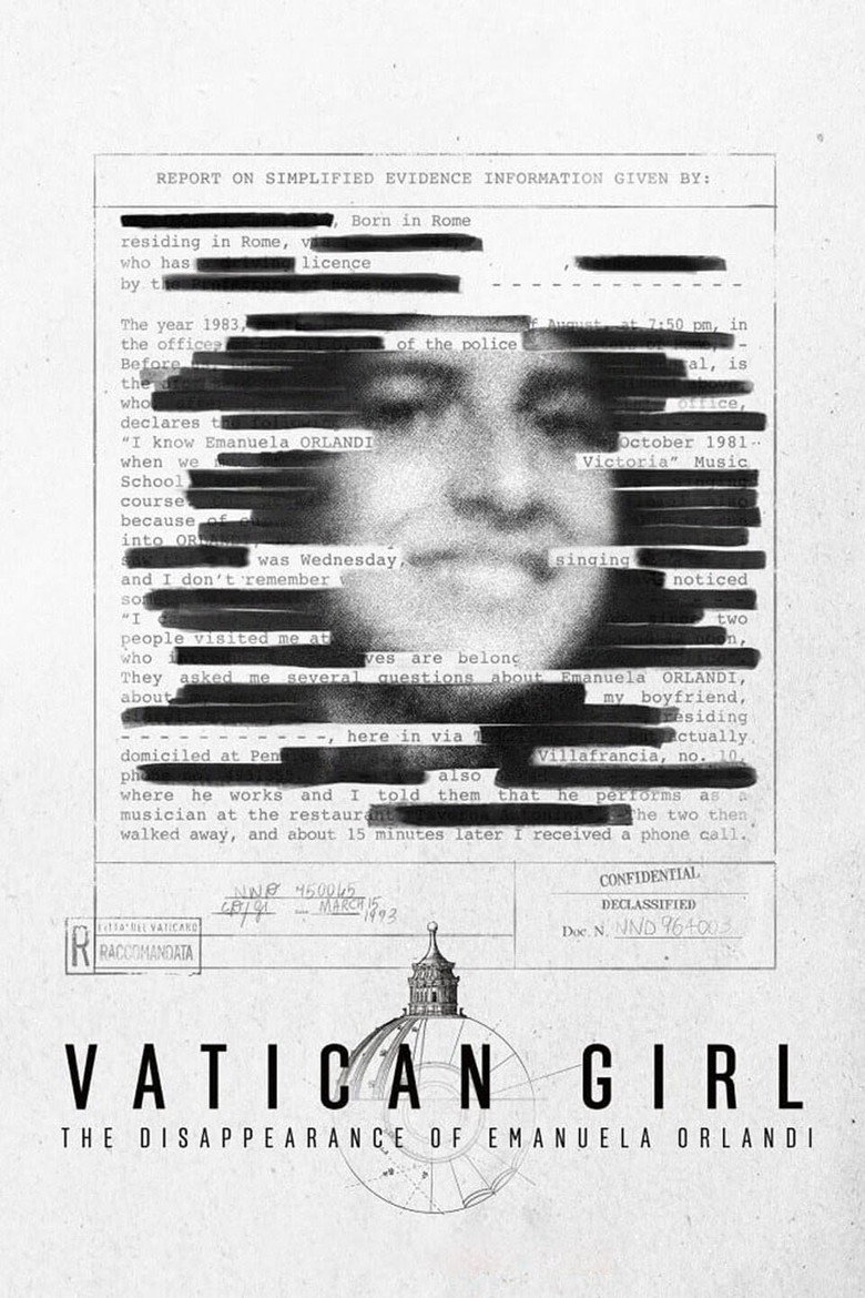 Vatican Girl: The Disappearance of Emanuela Orlandi (2022) — affiche série et bande-annonce