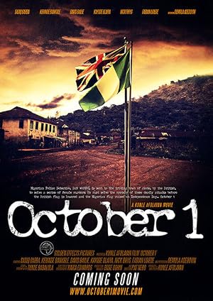 October 1 (2014) — affiche film