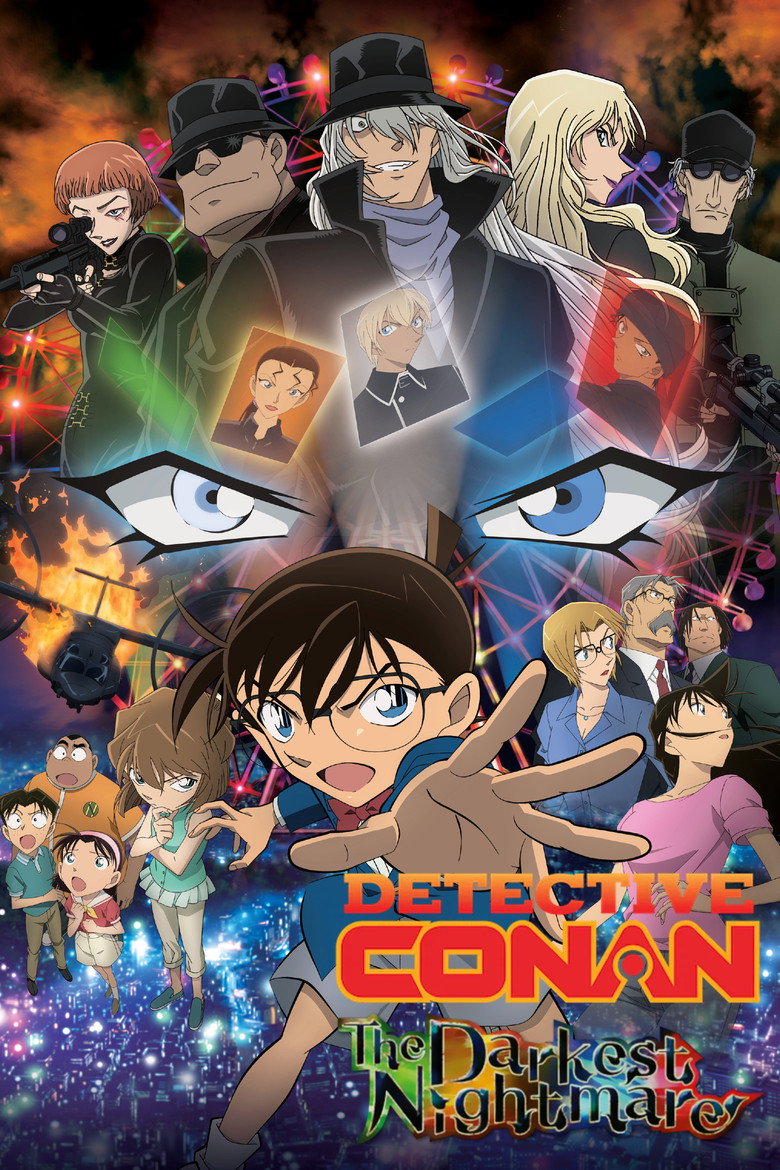 Detective Conan: The Darkest Nightmare (2016) — affiche film et bande-annonce