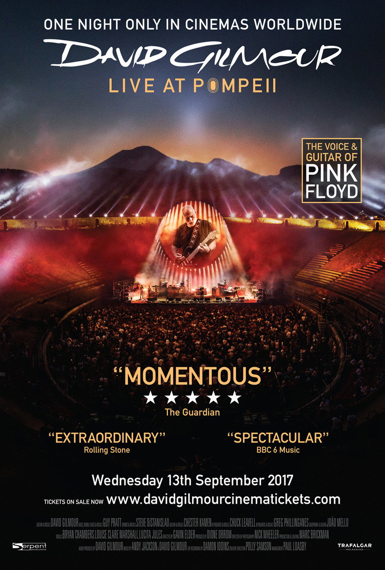 David Gilmour: Live at Pompeii (2017) — affiche film et bande-annonce