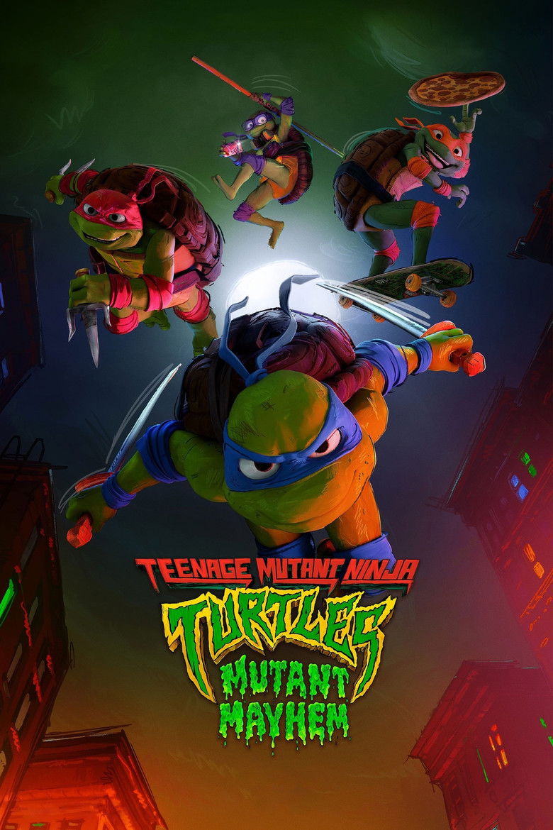 Teenage Mutant Ninja Turtles: Mutant Mayhem (2023) — affiche film et bande-annonce