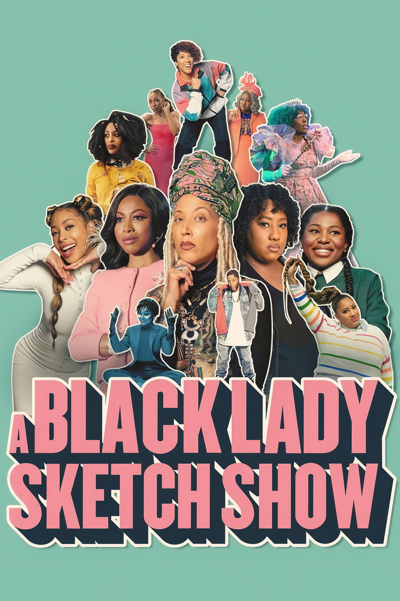 A Black Lady Sketch Show (2019) — affiche série et bande-annonce