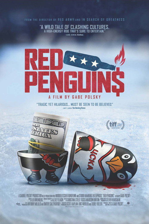 Poster Red Penguins
