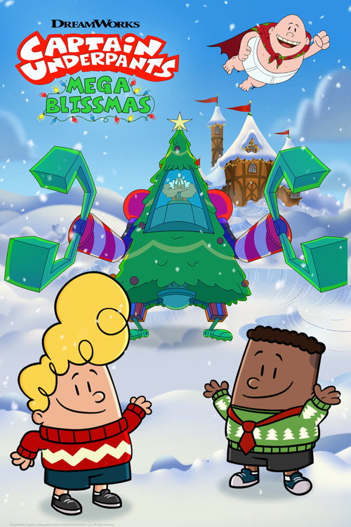 Poster Captain Underpants: Mega Blissmas