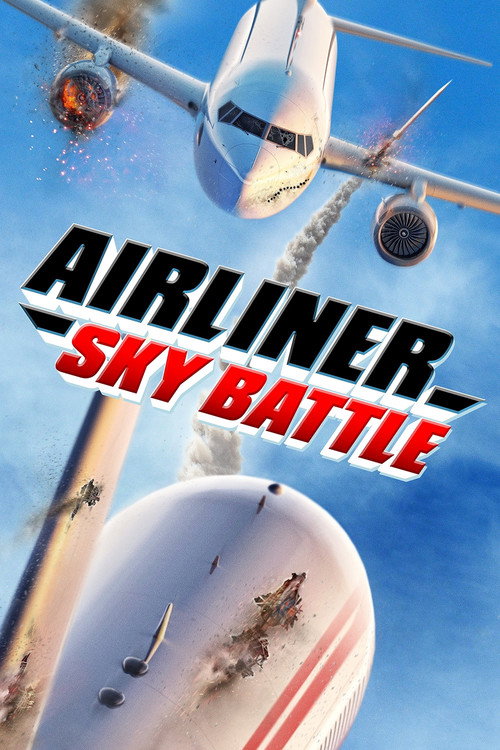 Poster Airliner Sky Battle
