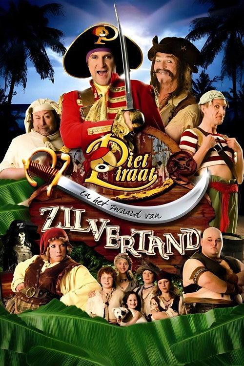 Poster Piet Piraat en het zwaard van Zilvertand