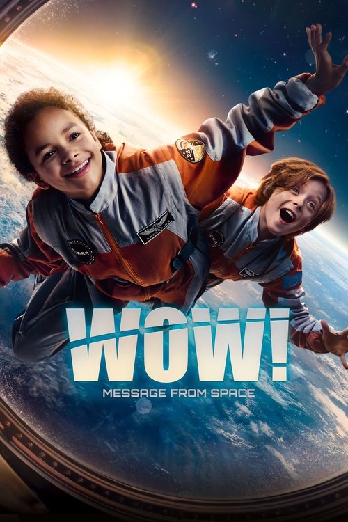Poster Wow! Nachricht aus dem All