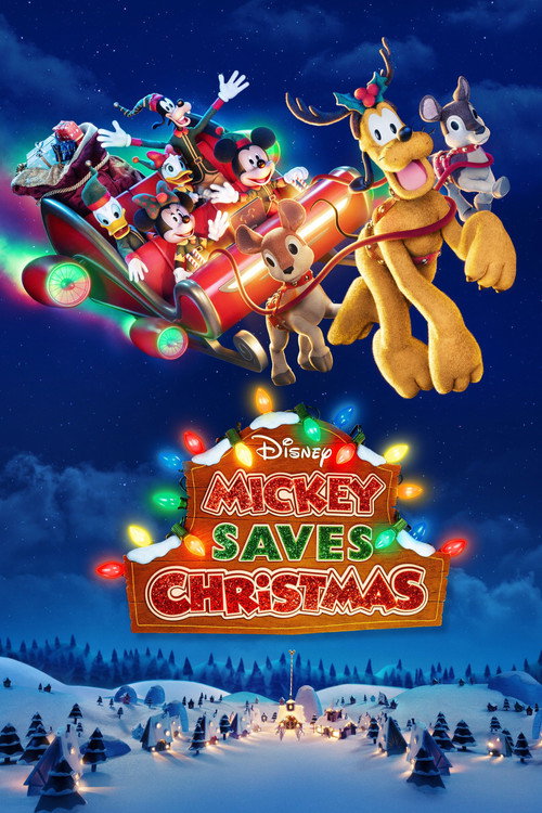 Poster Mickey Saves Christmas