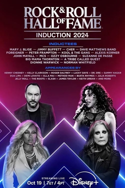Poster 2024 Rock & Roll Hall of Fame Induction Ceremony
