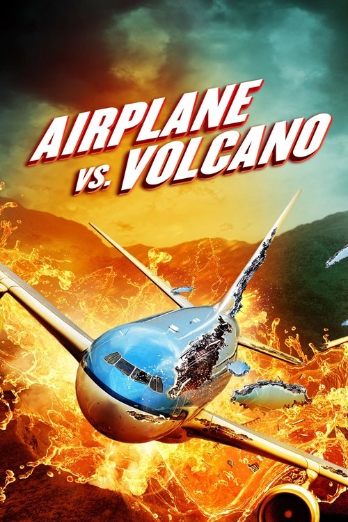 Poster Airplane vs. Volcano