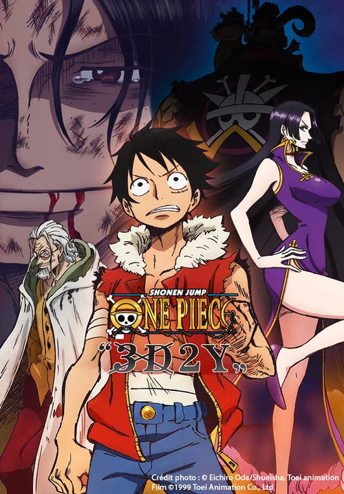 Poster One Piece: 3D2Y - Overcome Ace's Death! Luffy's Vow to His Friends