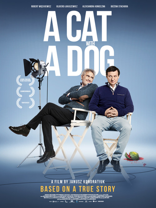 Poster A Cat with a Dog