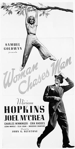 Woman Chases Man